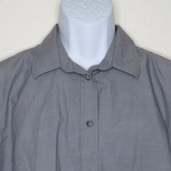 Chef‎ Works* Men's Long Tab Pocket Sleeve Button Down Curved Hem Shirt~ Size XL - Picture 3 of 11